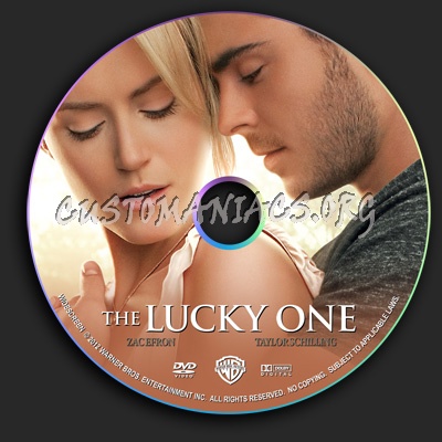 The Lucky One dvd label