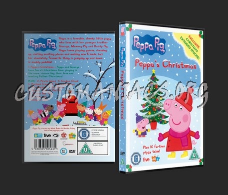 Peppa Pig: Peppa's Christmas dvd cover