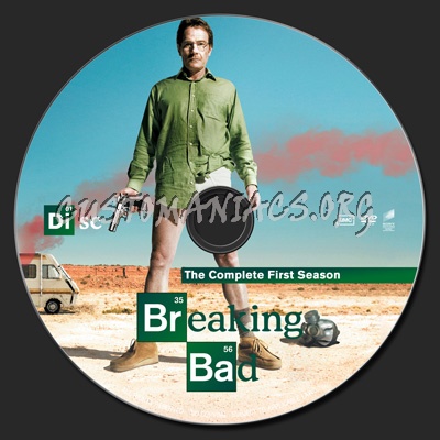 Breaking Bad : The Complete First Season dvd label