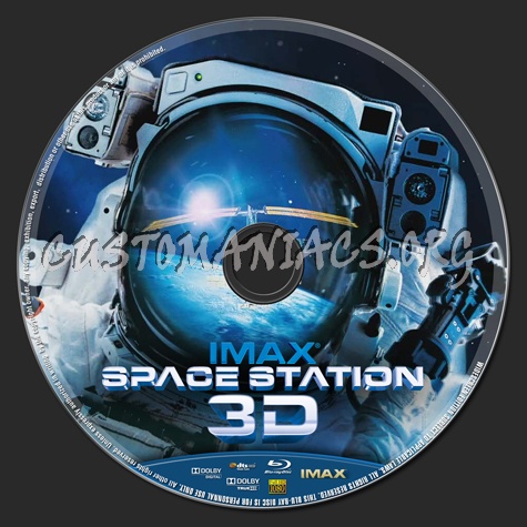 Space Station 3D blu-ray label
