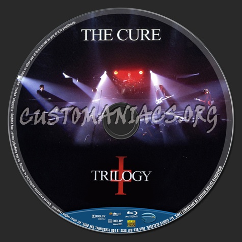 The Cure - Trilogy (Live Convert) blu-ray label