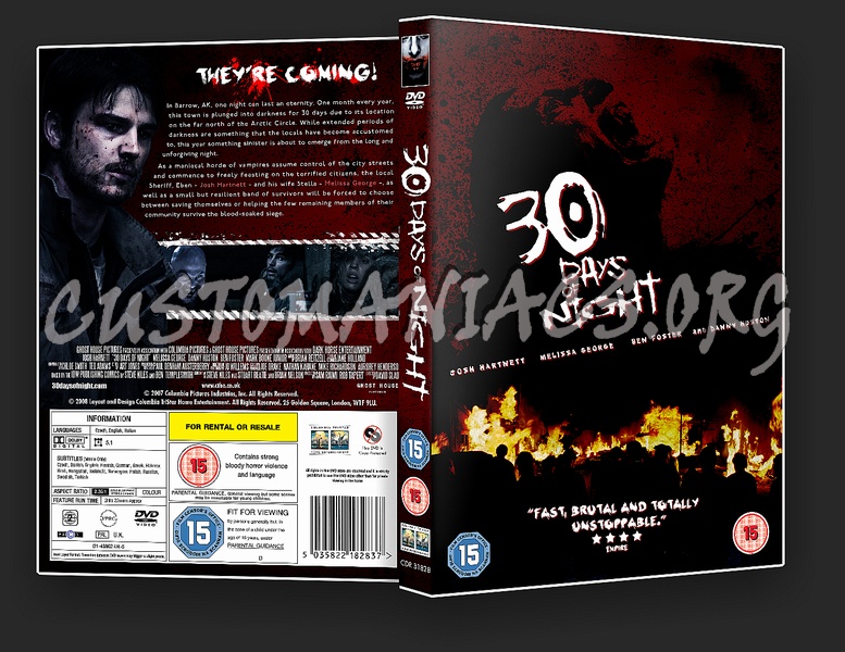 30 Days Of Night dvd cover