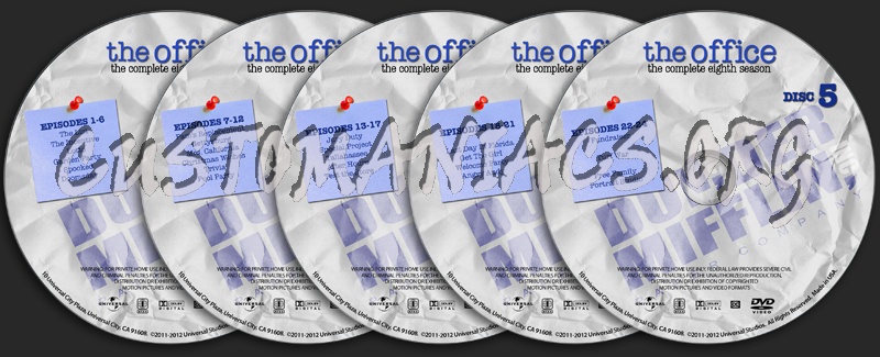The Office - Season 8 dvd label