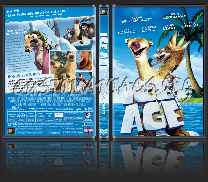 Ice Age 4 Continental Drift dvd cover