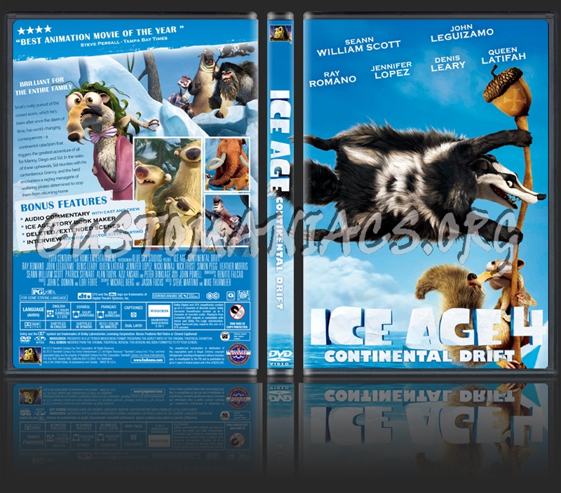 Ice Age 4 Continental Drift dvd cover