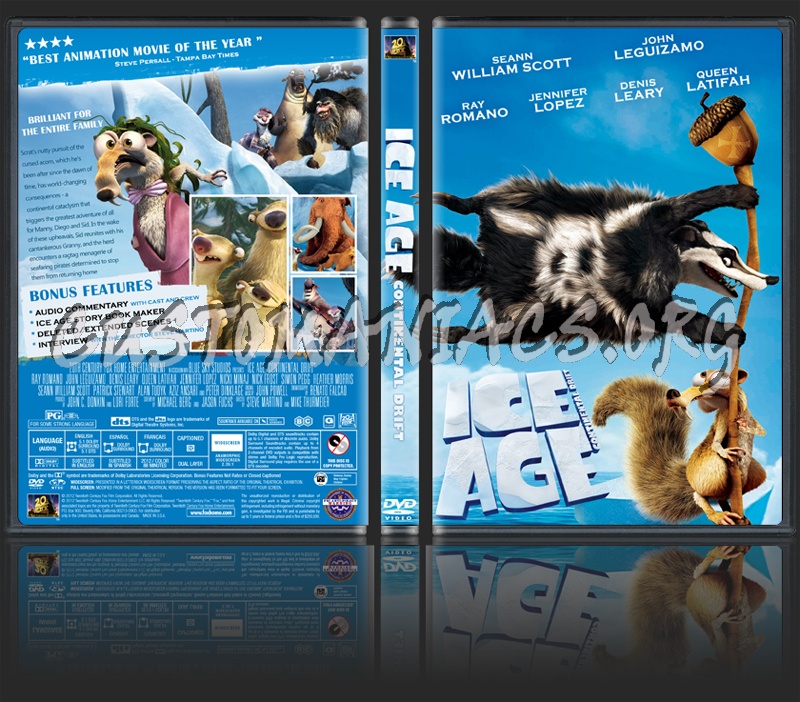 Ice Age 4 Continental Drift dvd cover