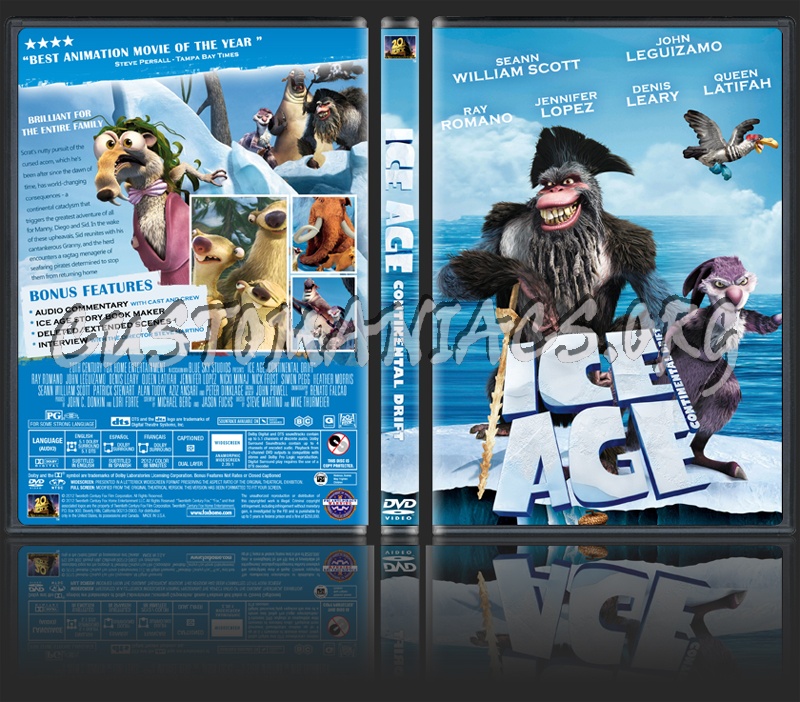 Ice Age 4 Continental Drift dvd cover