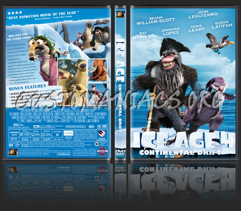 Ice Age 4 Continental Drift dvd cover