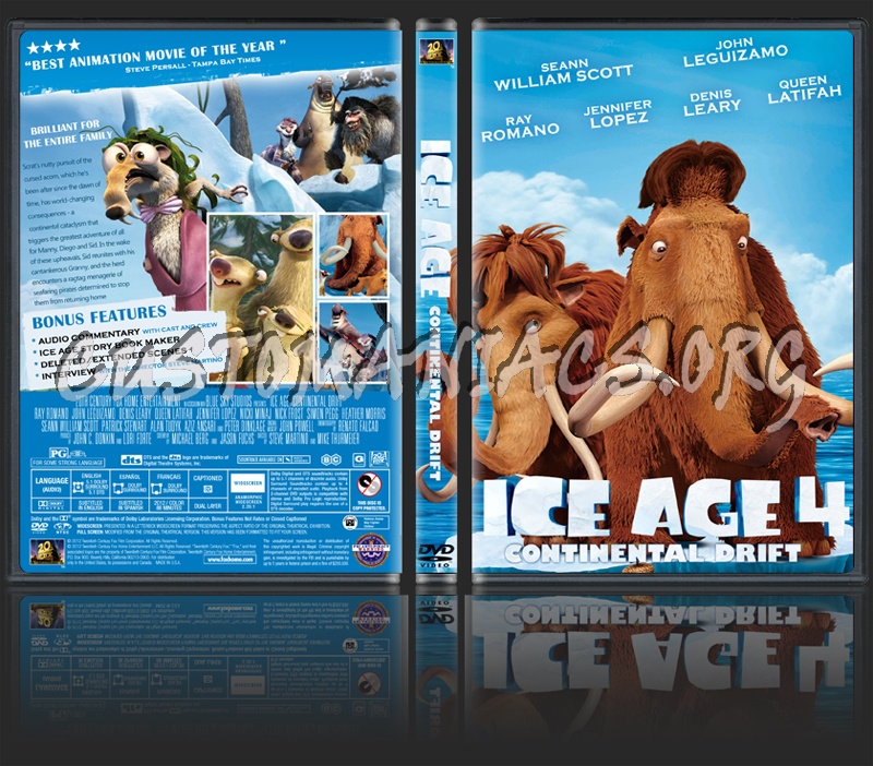 Ice Age 4 Continental Drift dvd cover