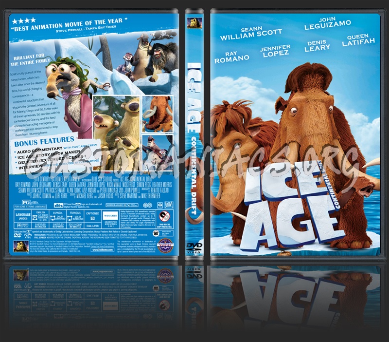 Ice Age 4 Continental Drift dvd cover