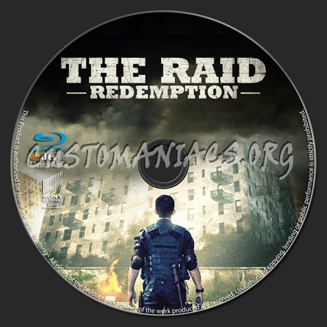 The Raid Redemption blu-ray label