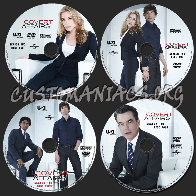 Covert Affairs - Season 2 dvd label