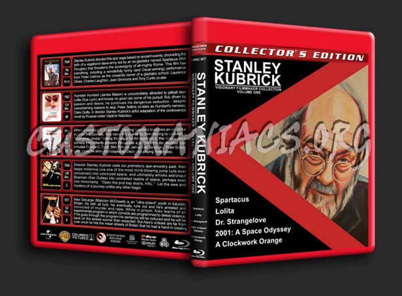 Stanley Kubrick Collection - Volume 1 blu-ray cover