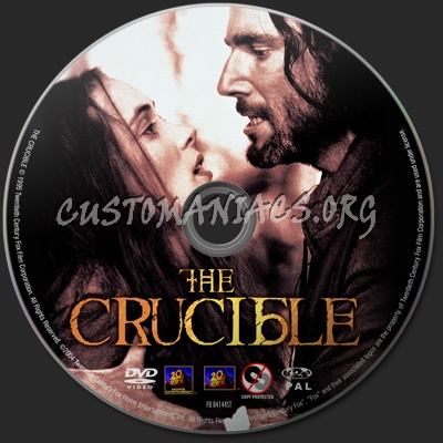 The Crucible dvd label