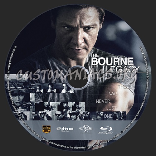 The Bourne Legacy blu-ray label