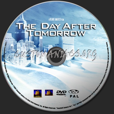 The Day After Tomorrow dvd label