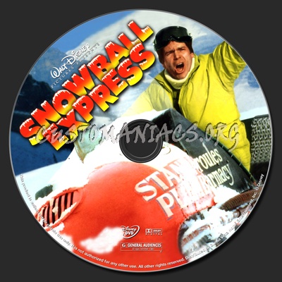Snowball Express dvd label