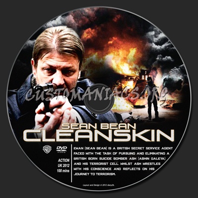 Cleanskin dvd label