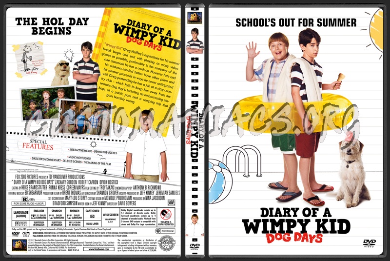 Diary of a Wimpy Kid Dog Days dvd cover