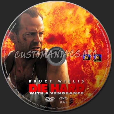 Die Hard: With a Vengeance dvd label