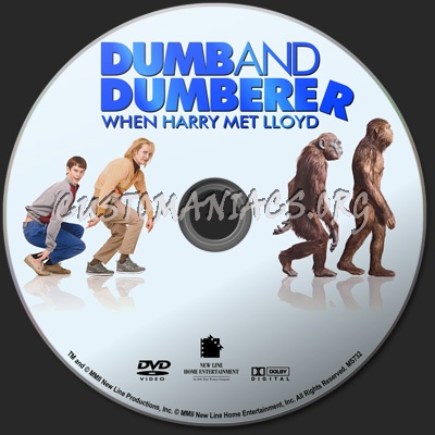 Dumb and Dumberer: When Harry Met Lloyd dvd label