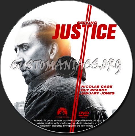 Seeking Justice dvd label