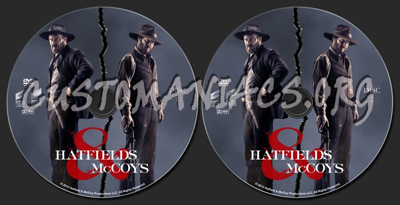 Hatfields & McCoys 2012 dvd label