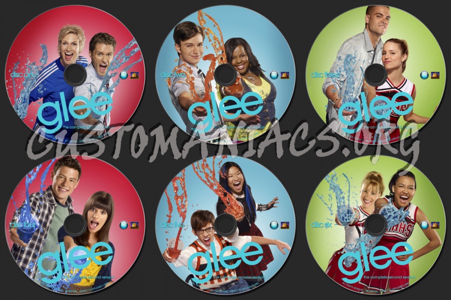 Glee The Complete Second Season dvd label
