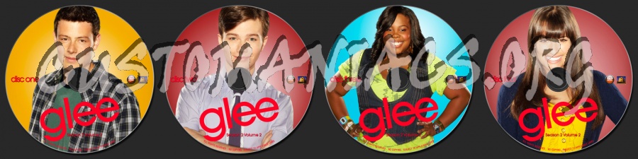 Glee Season Two Volume Two dvd label