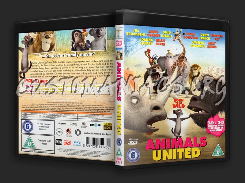 Animals United 3D blu-ray cover