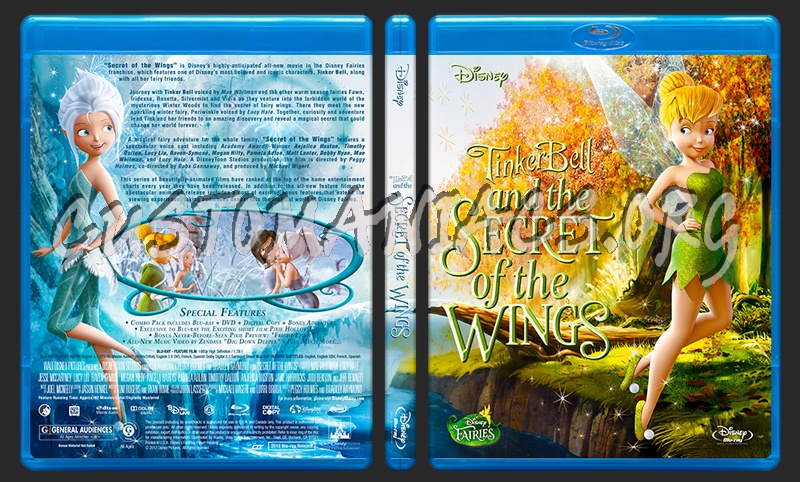 Tinker Bell: Secret of the Wings blu-ray cover