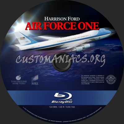 Air Force One blu-ray label