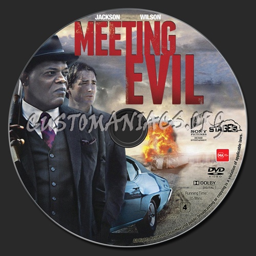 Meeting Evil dvd label