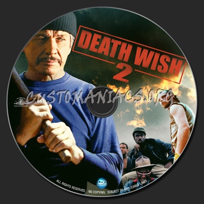 Death Wish 2 blu-ray label
