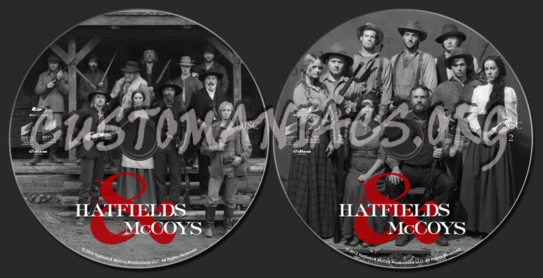 Hatfields & McCoys blu-ray label