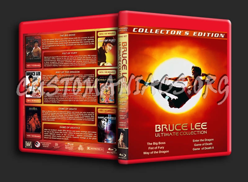 Bruce Lee Ultimate Collection blu-ray cover