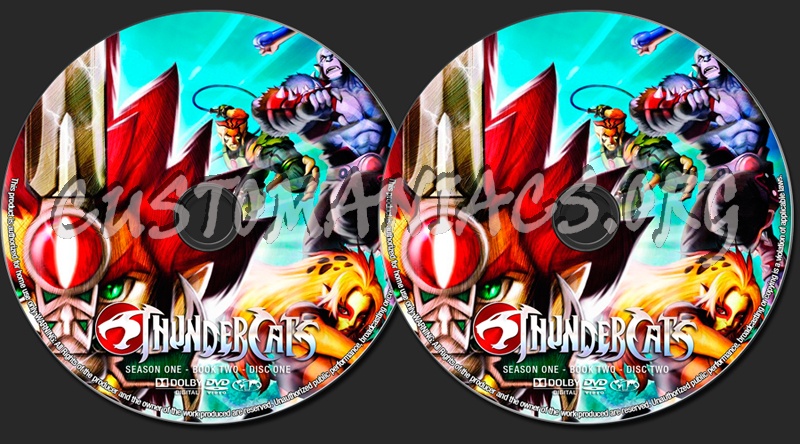 Thundercats Season Book 2 dvd label