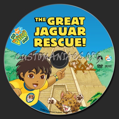 Go Diego Go! The Great Jaguar Rescue! dvd label