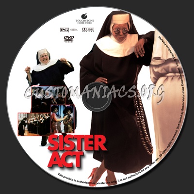 Sister Act dvd label