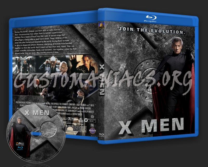 X Men blu-ray cover