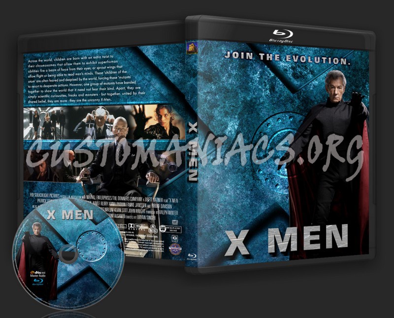 X Men blu-ray cover