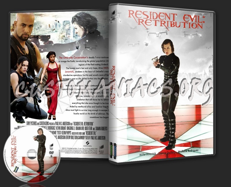 Resident Evil: Retribution dvd cover