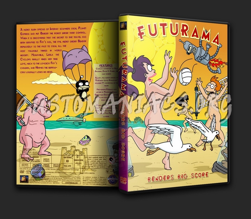 Futurama Bender's Big Score dvd cover