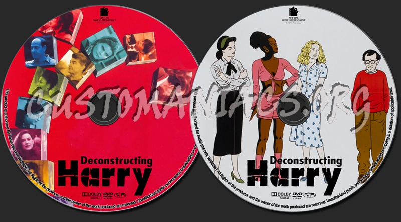 Deconstructing Harry dvd label