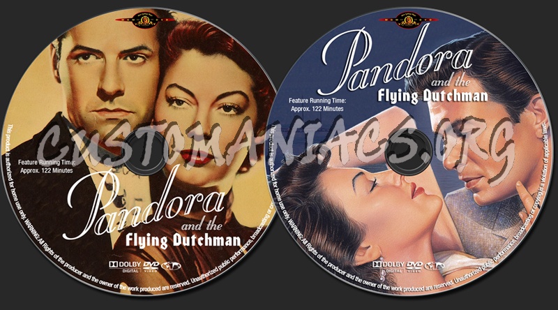 Pandora And The Flying Dutchman dvd label