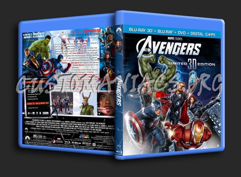 The Avengers blu-ray cover