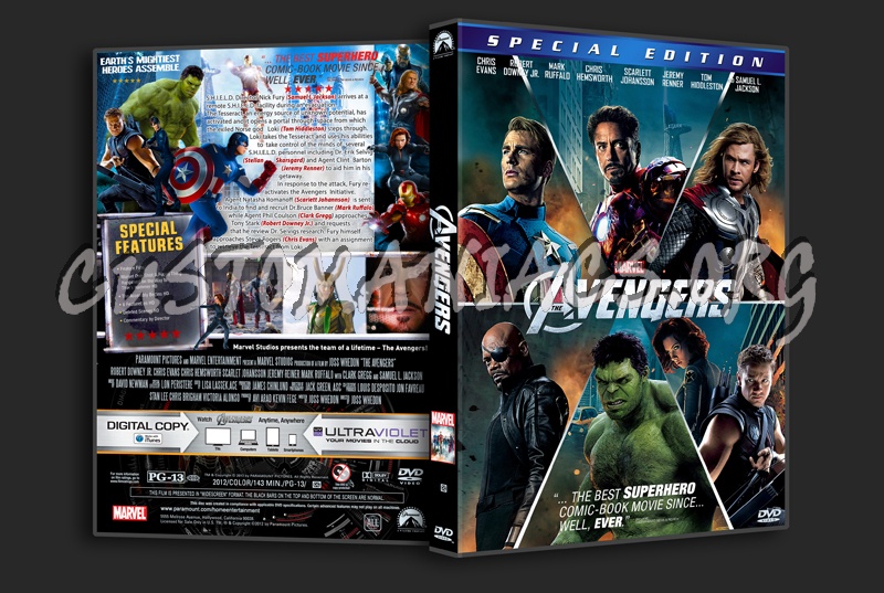 The Avengers dvd cover