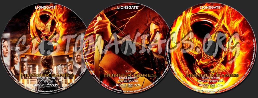 Hunger Games Deluxe Edition dvd label