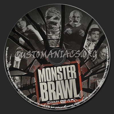 Monster Brawl dvd label
