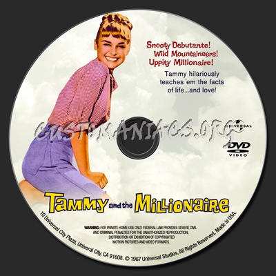 Tammy and the Millionaire dvd label